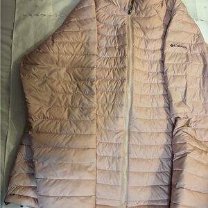 Columbia Light Pink Quilted Jacket